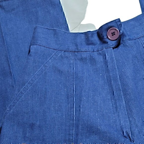 Women's Vintage Wide Leg Denim Jeans 14 Jones - Picture 5 of 9